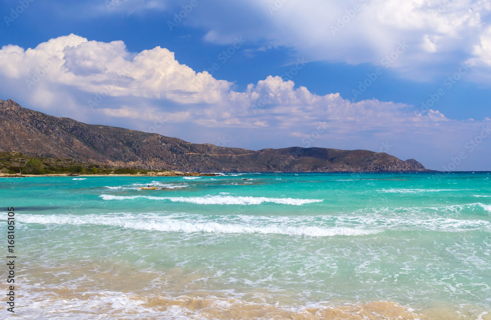 Elafonissi beach on Crete, Greece Elafonissi beach on Crete, Greece