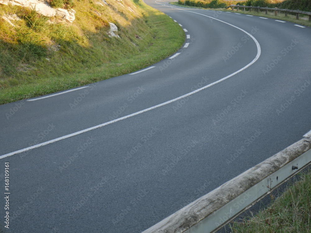 Obraz premium Route Hendaye