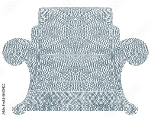 Modern Armchair Vector