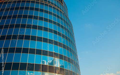 modern office building against the sky background