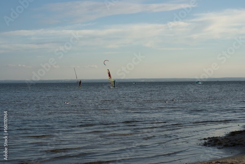 Windsurfing and kiting on the Baltic Sea