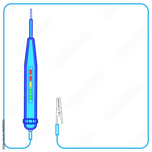 Foto Tester device illustration