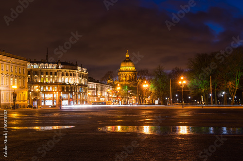 Night view of Saint Petersburg © gumbao