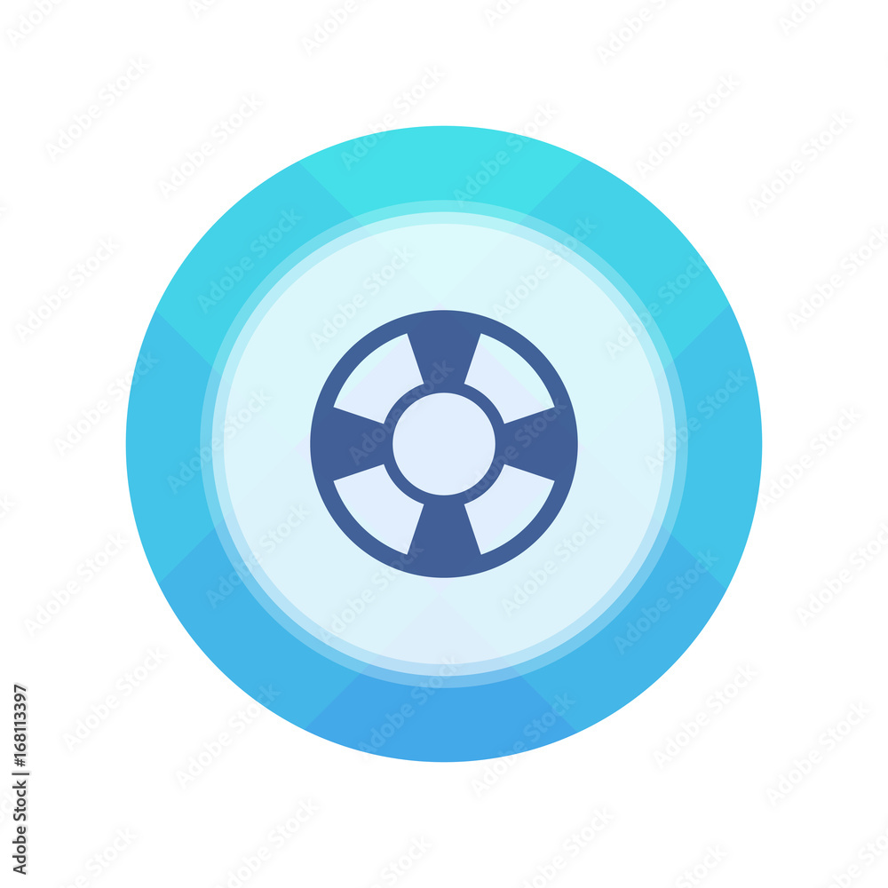  Paper Flat Cirlce Button