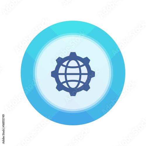  Paper Flat Cirlce Button