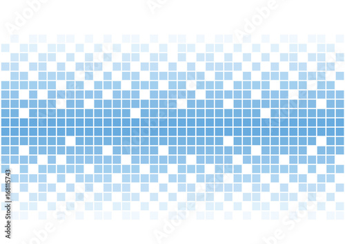 bright vector blue mosaic tiles background