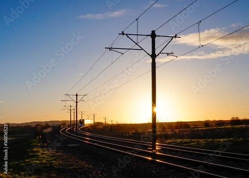 Edinburgh Tram at dawn