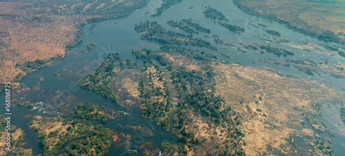 Zambezi River next to the Victoria Falls