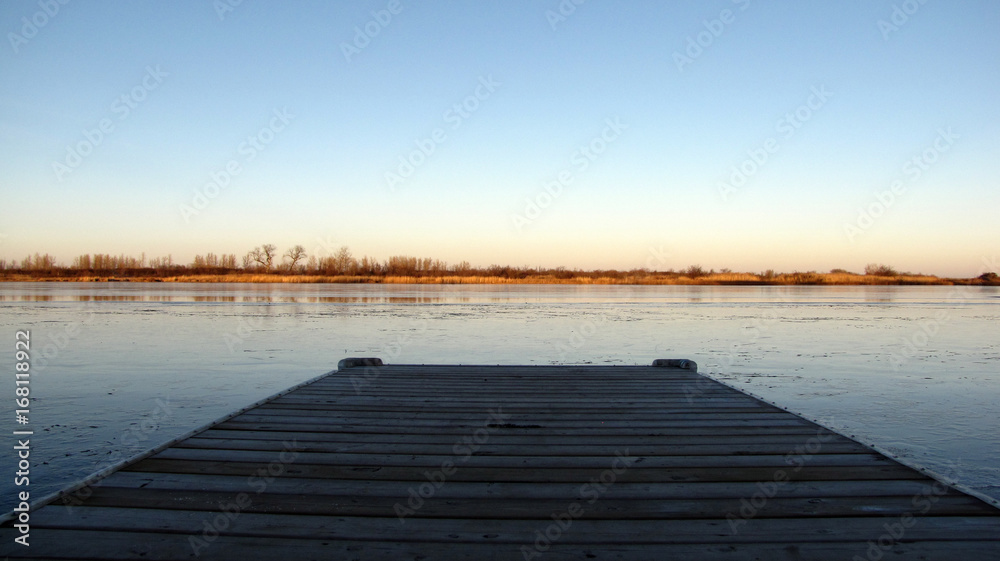 Naklejka premium Pike Lake Saskatoon