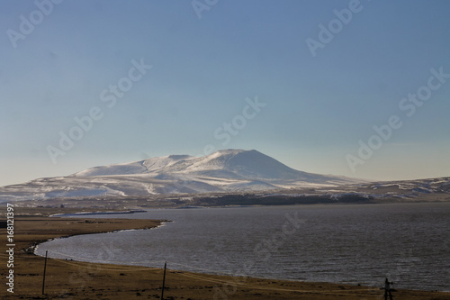 paravani lake and bag abuli peak photo