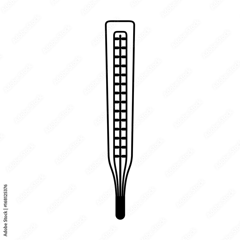 analog thermometer healthcare related icon image vector illustration design