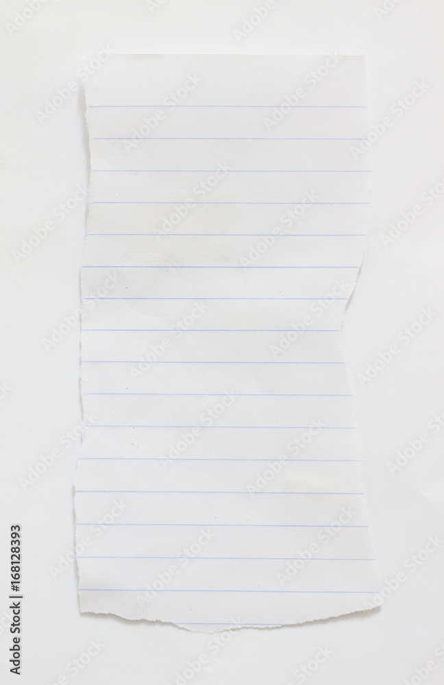 torn paper isolated on white background torn paper isolated on white background