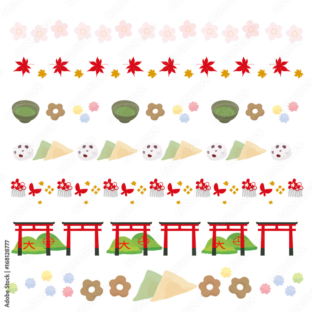 京都 モチーフ イラスト Stock Vector Adobe Stock