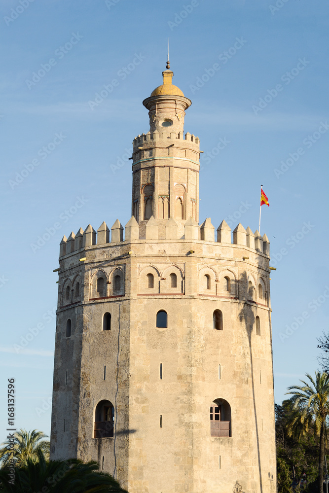 Golden tower in Sevilla.
