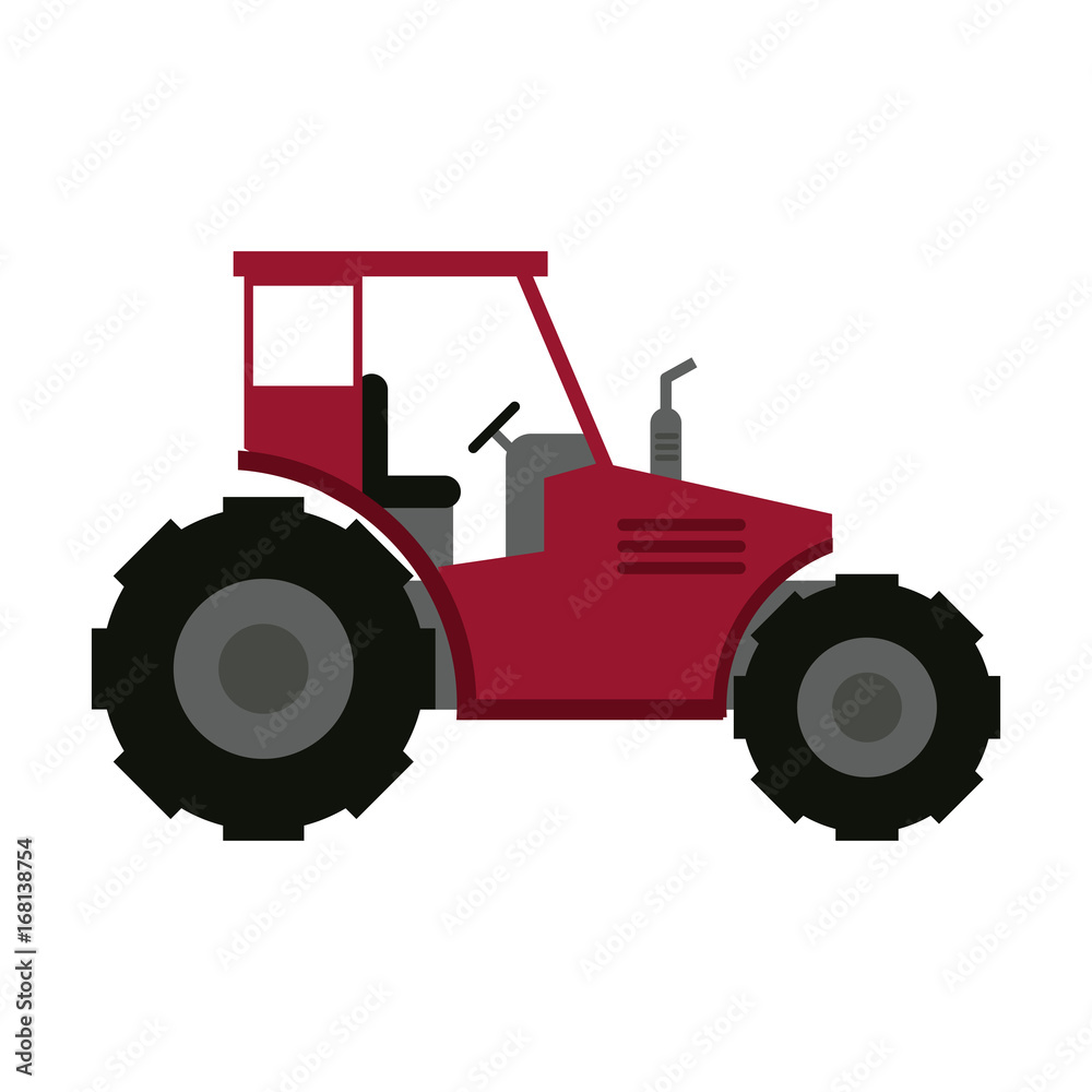 tractor sideview icon image vector illustration design tractor sideview icon image vector illustration design