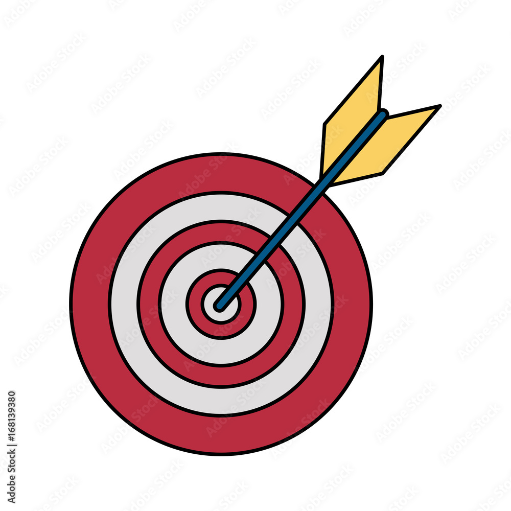 bullseye or dartboard icon image vector illustration design bullseye or dartboard icon image vector illustration design