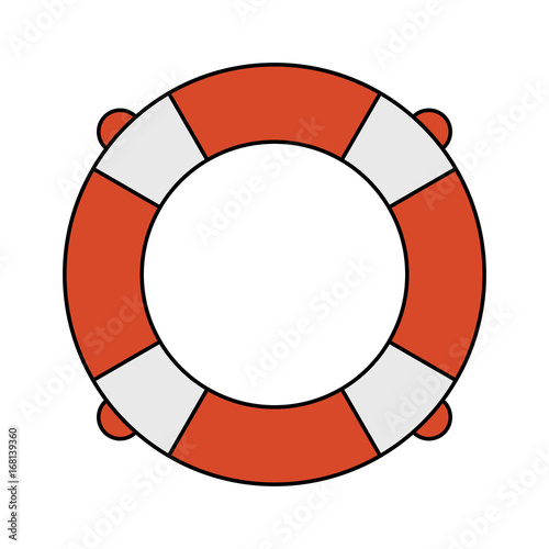 life preserver icon image vector illustration design 