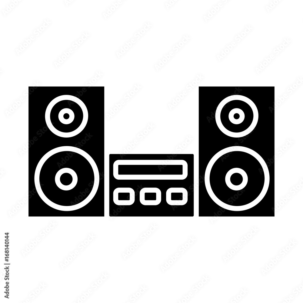 stereo system icon stereo system icon