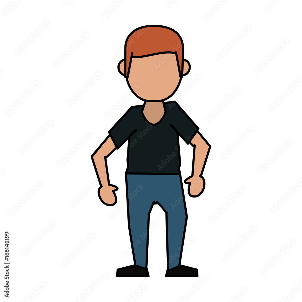 man avatar icon image vector illustration design  
