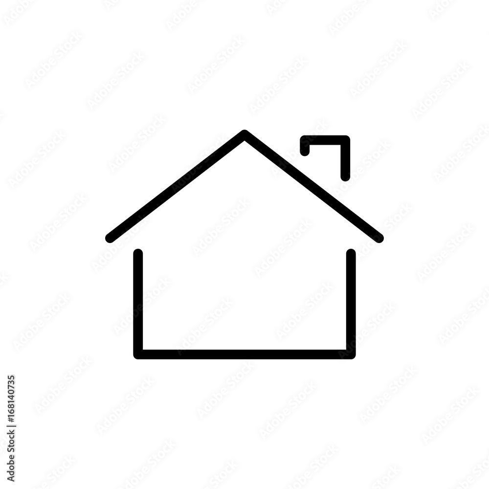 Premium home icon or logo in line style Stock Vector | Adobe Stock