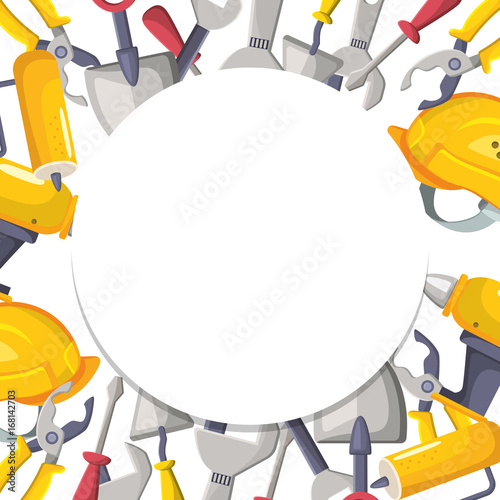 mechanical labor tools background design