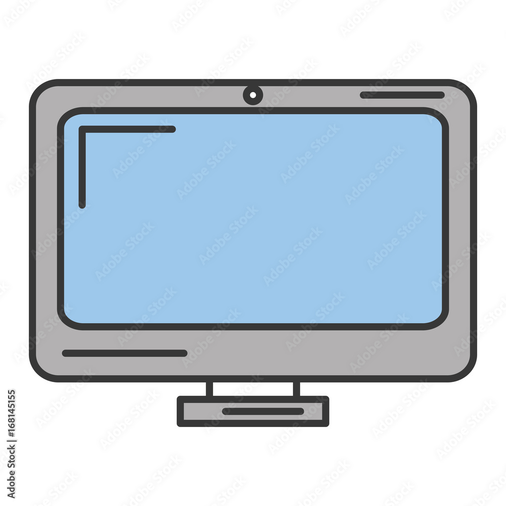 computer display isolated icon vector illustration design