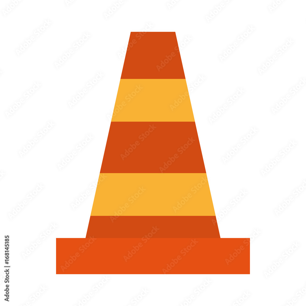 traffic cone icon image vector illustration design traffic cone icon image vector illustration design