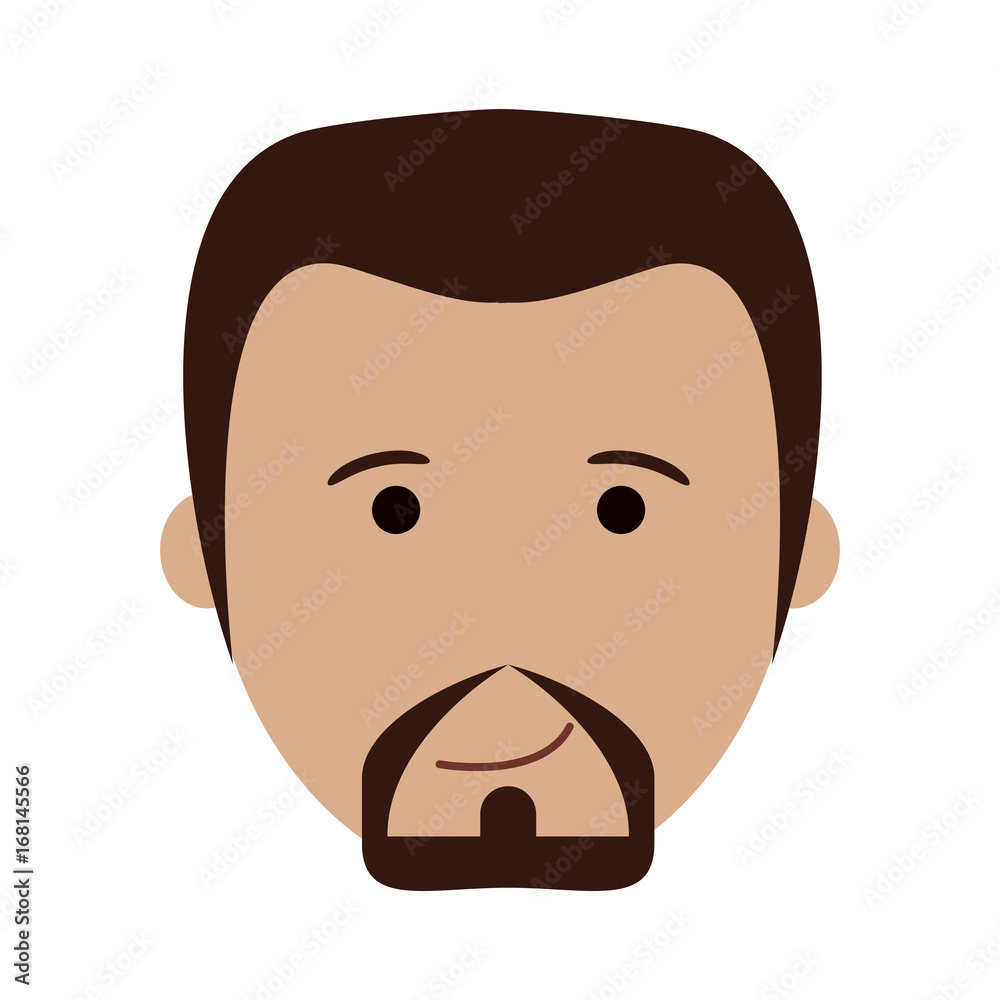 happy handsome bearded man icon image vector illustration design happy handsome bearded man icon image vector illustration design