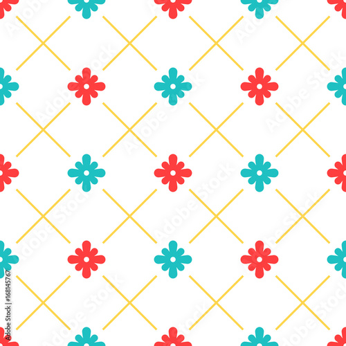 White turkish ornamental ceramic tile