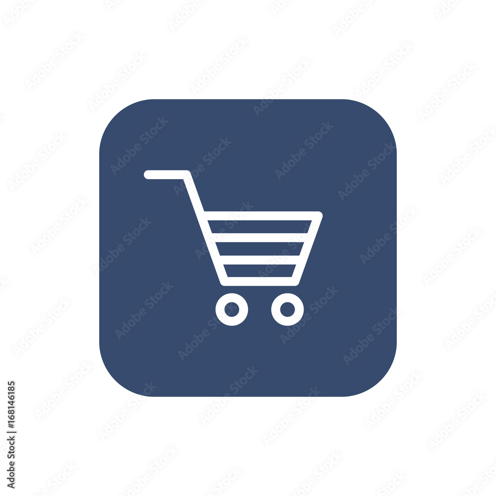 Shopping Cart icon. Flat design. Vector illustration Shopping Cart icon. Flat design. Vector illustration