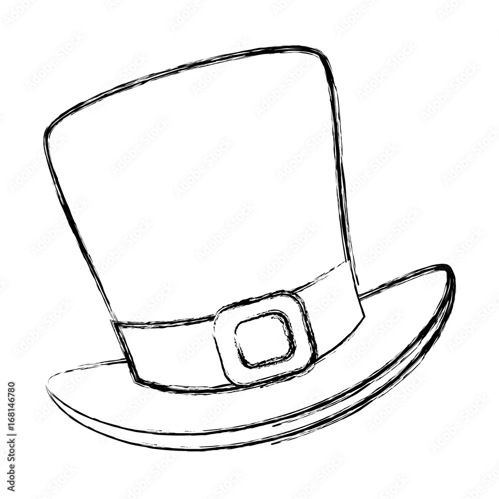 Irish elf hat saint patrick celebration vector illustration design Irish elf hat saint patrick celebration vector illustration design