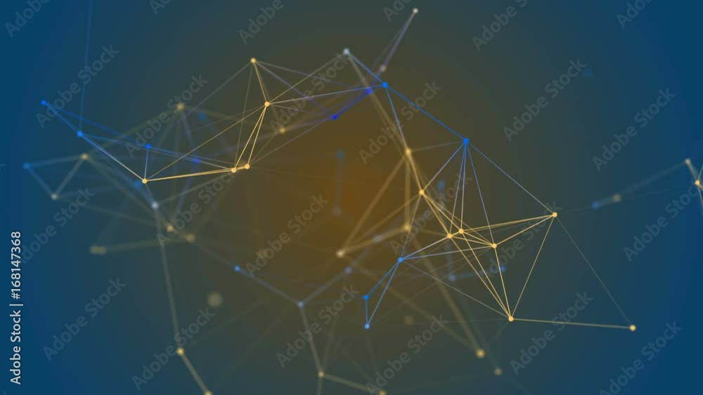 Beautiful plexus. Futuristic technology, abstract composition. Creative ...