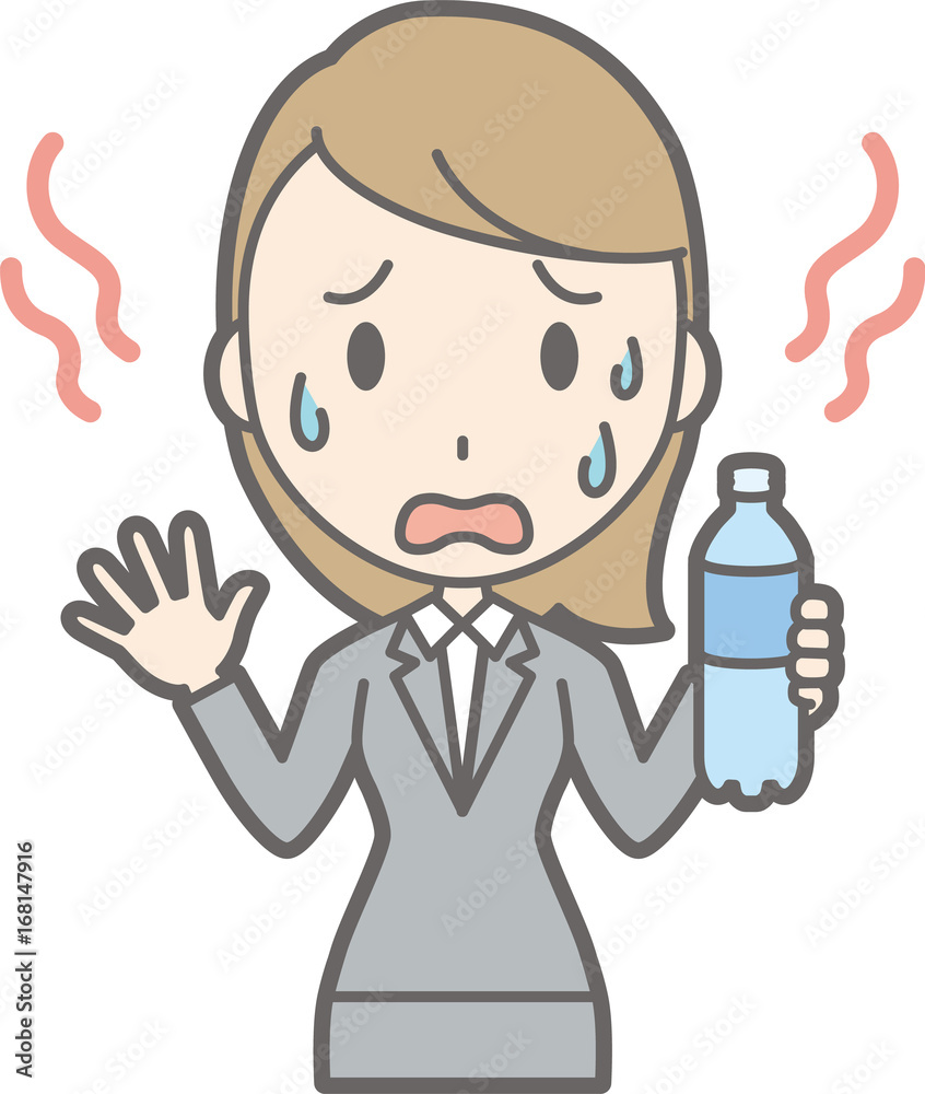 Illustration of a hot young lady in a suit Illustration of a hot young lady in a suit