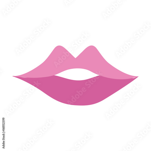 sexy girl lips with fashion makeup