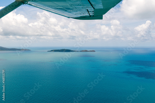 Aerial View Of Far North Tropical Queensland Islands