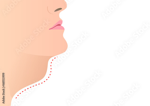 Turkey Neck Vector