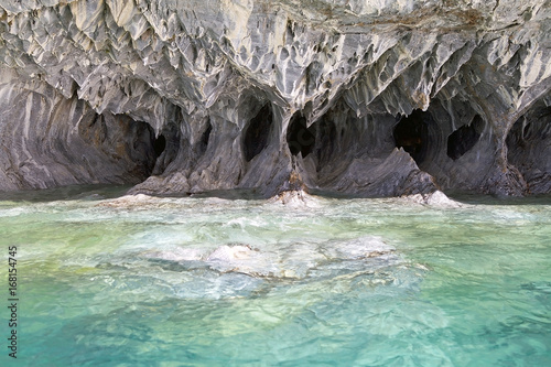 Caves at the General Carrera Lake, Patagonia, Chile