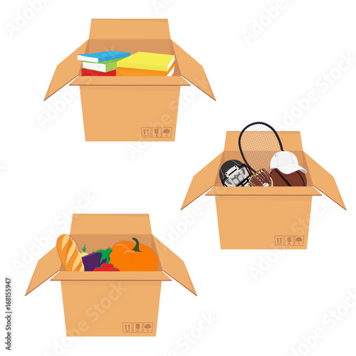 Box with food