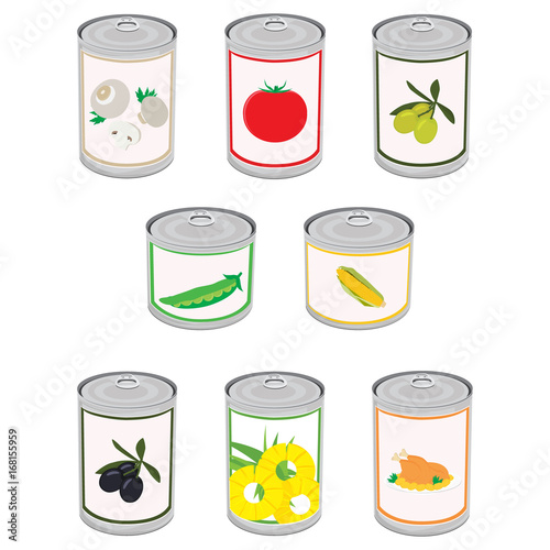 Canned food set
