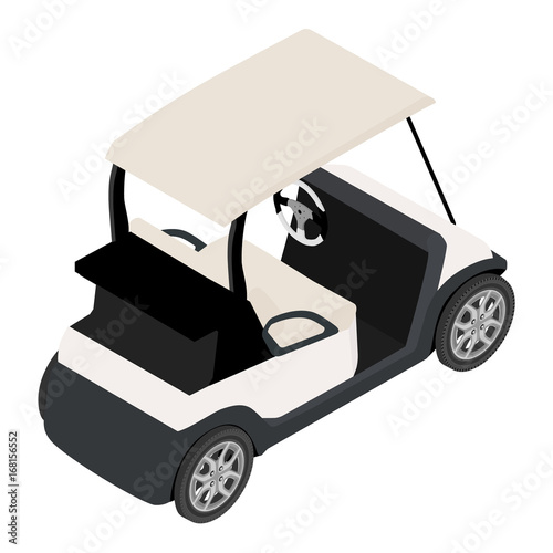 Isometric golf cart