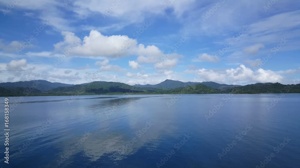Leaving Bahia de Paquera from the Puntarenas-Paquera ferry in Costa Rica Leaving Bahia de Paquera from the Puntarenas-Paquera ferry in Costa Rica