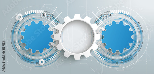 3 Gear Wheels Construction Circuit Diagram