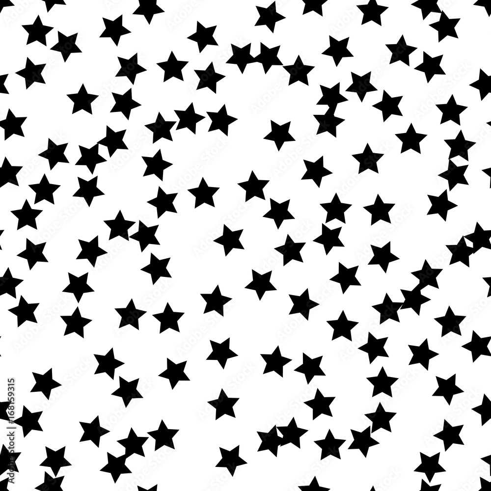 Abstract black and white seamless pattern with stars. Digital background for design. Abstract black and white seamless pattern with stars. Digital background for design.