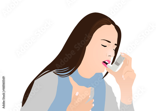 Asthma Patient using Inhaler