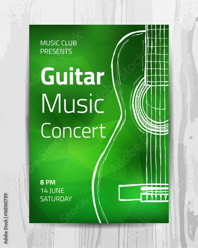 Club music concert poster