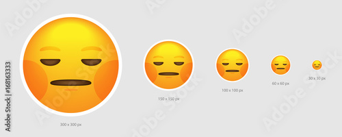 Indifference emoji face