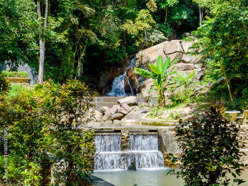 Kathu Waterfall on Phuket island in Thailand photo