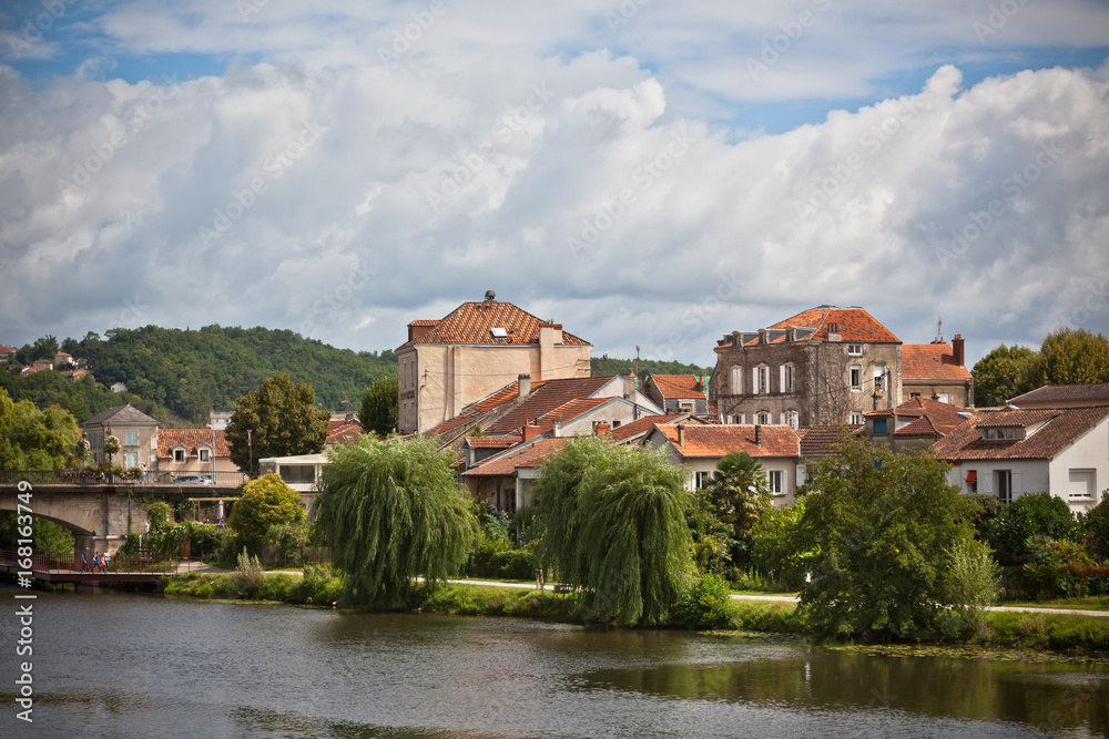 Picturesque view of Perigueux town in France