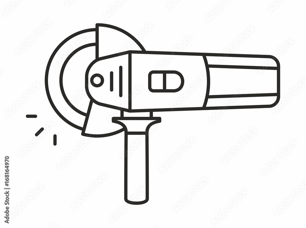 Angle grinder icon Angle grinder icon