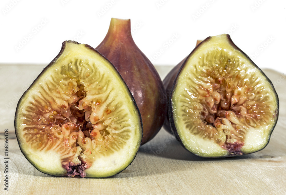 Fig, fruit, sliced